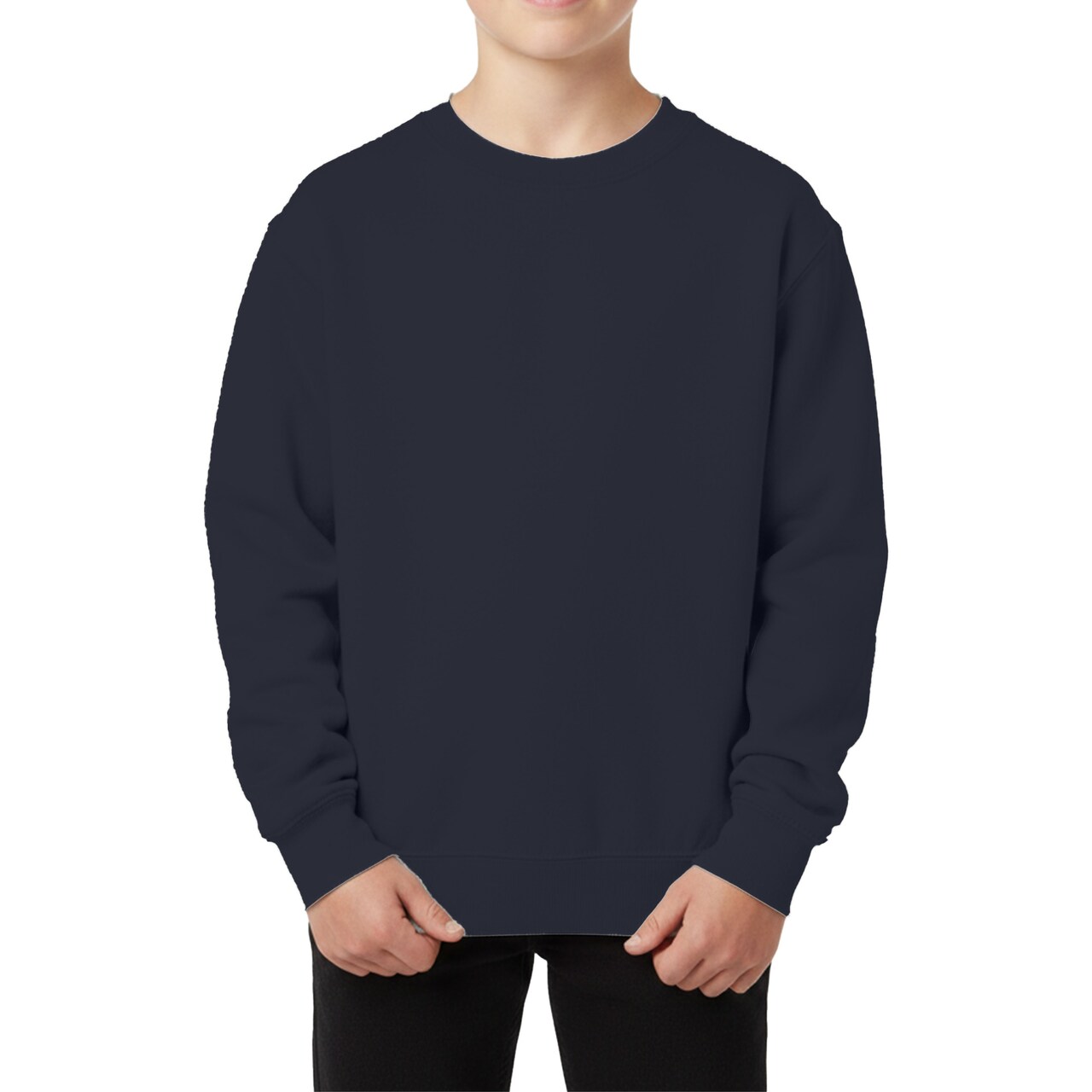 Gildan Youth Fleece Crewneck Sweatshirt, Heavy Blend 50/50 Cotton Poly, Craft & Print Ready